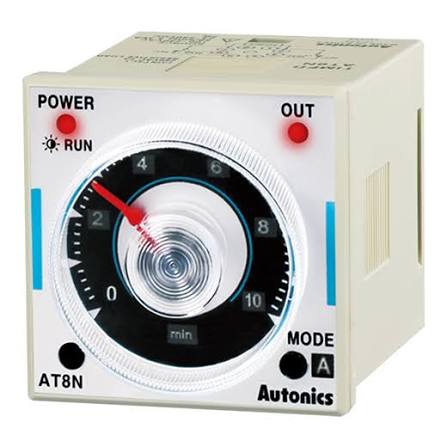 AT8N-2 24VAC/DC 0,05SN-100SAAT 8 PİN ÇOK İŞLEVLİ ANALOG ZAMAN RÖLESİ AUTONICS