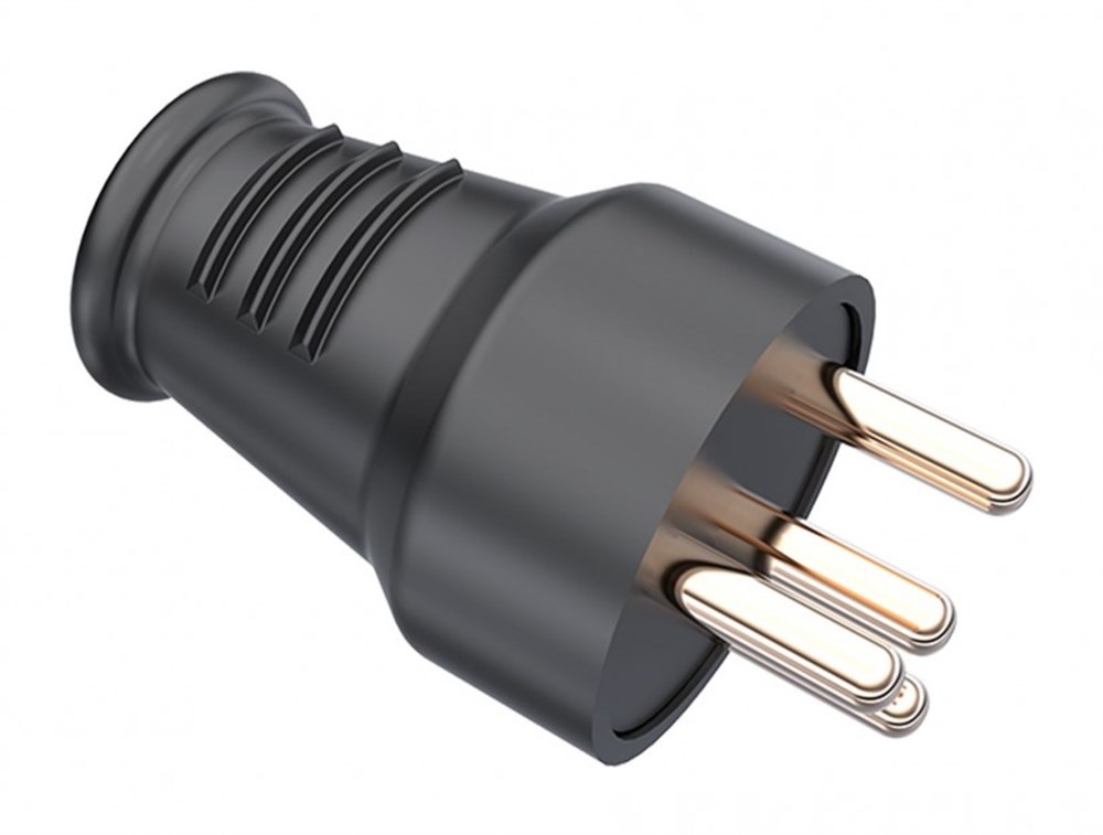 BK1-2504-4011 3P+E 25A 380V IP44 KAUÇUK DÜZ FİŞ BEMİS