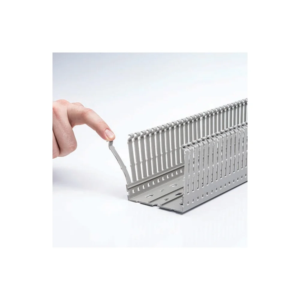 PDK 2530 25X30MM RAL7030 UL94 V-0 DELİKLİ KABLO KANALI PLASTİM