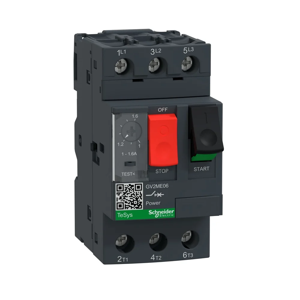 GV2ME06 1-1,6A MOTOR KORUMA ŞALTERİ SCHNEİDER