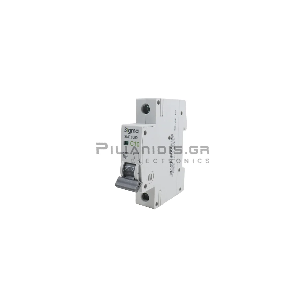 6SM102C 1X2A 6KA C TİPİ OTOMATİK SİGORTA SİGMA