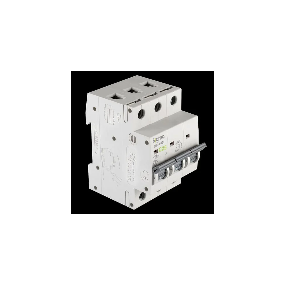 6SM325C 3X25A 6KA C TİPİ W OTOMAT