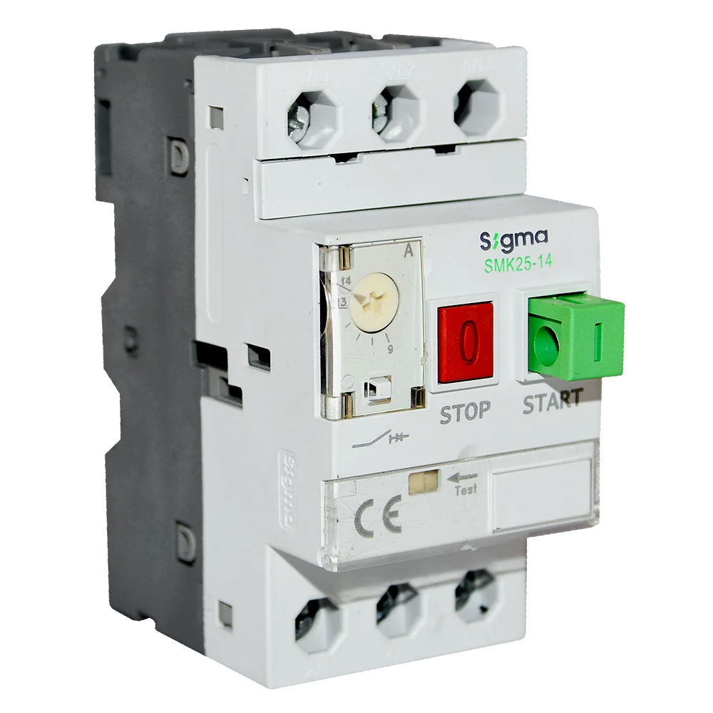 SMK25-6.3 4-6,3A 2,2KW 100KA MOTOR KORUMA ŞALTERİ SİGMA