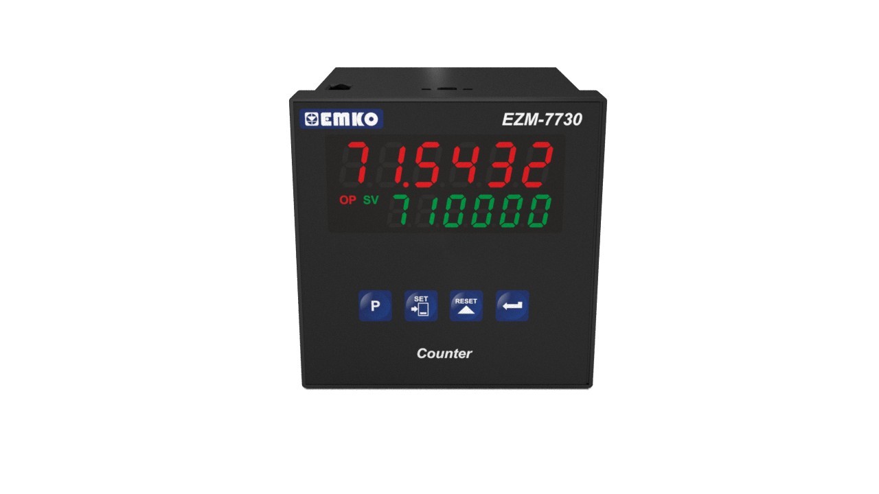 EZM-7730 230VAC TEK SETLİ PROGRAMLANABİLİR SAYICI EMKO