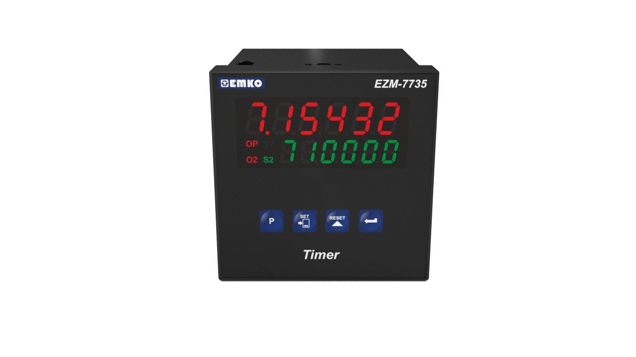 EZM-7735 230VAC TEK SETLİ PROGRAMLANABİLİR ZAMAN RÖLESİ EMKO
