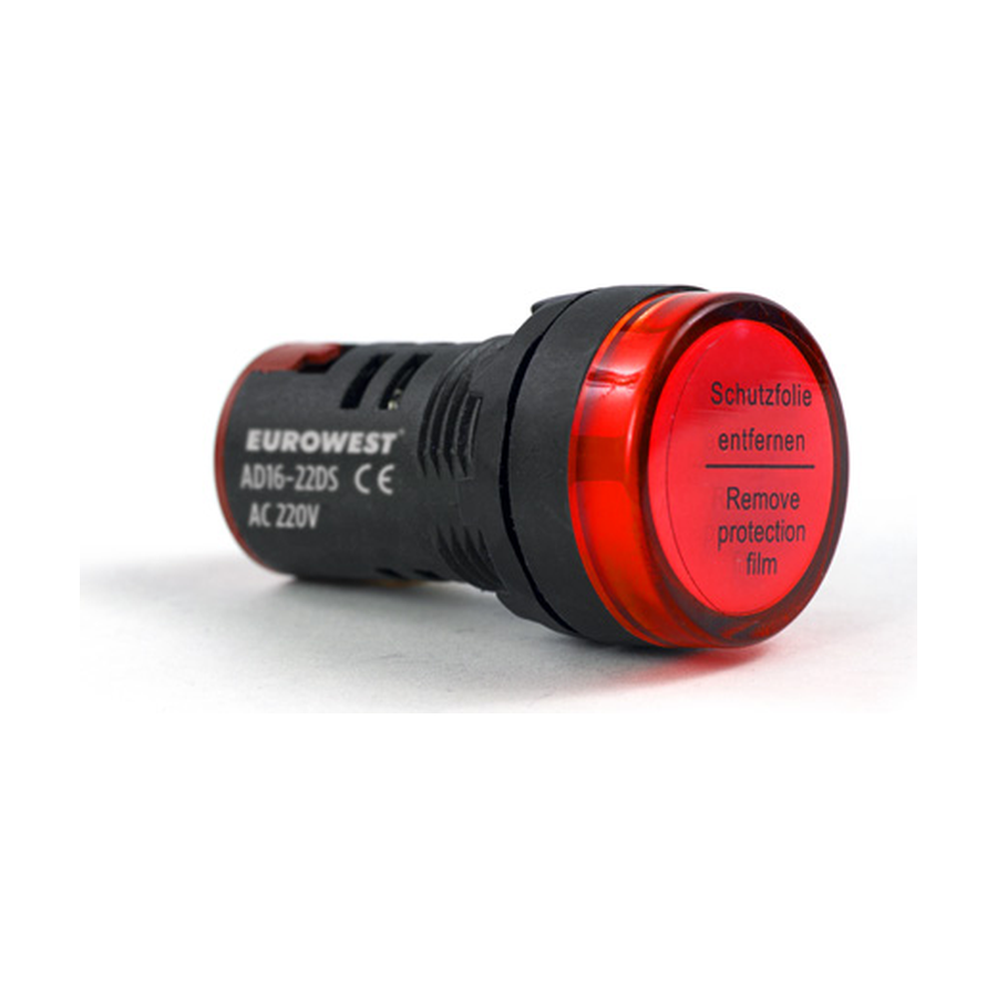 LS-220V-K Q22 220V KIRMIZI SİNYAL LAMBASI