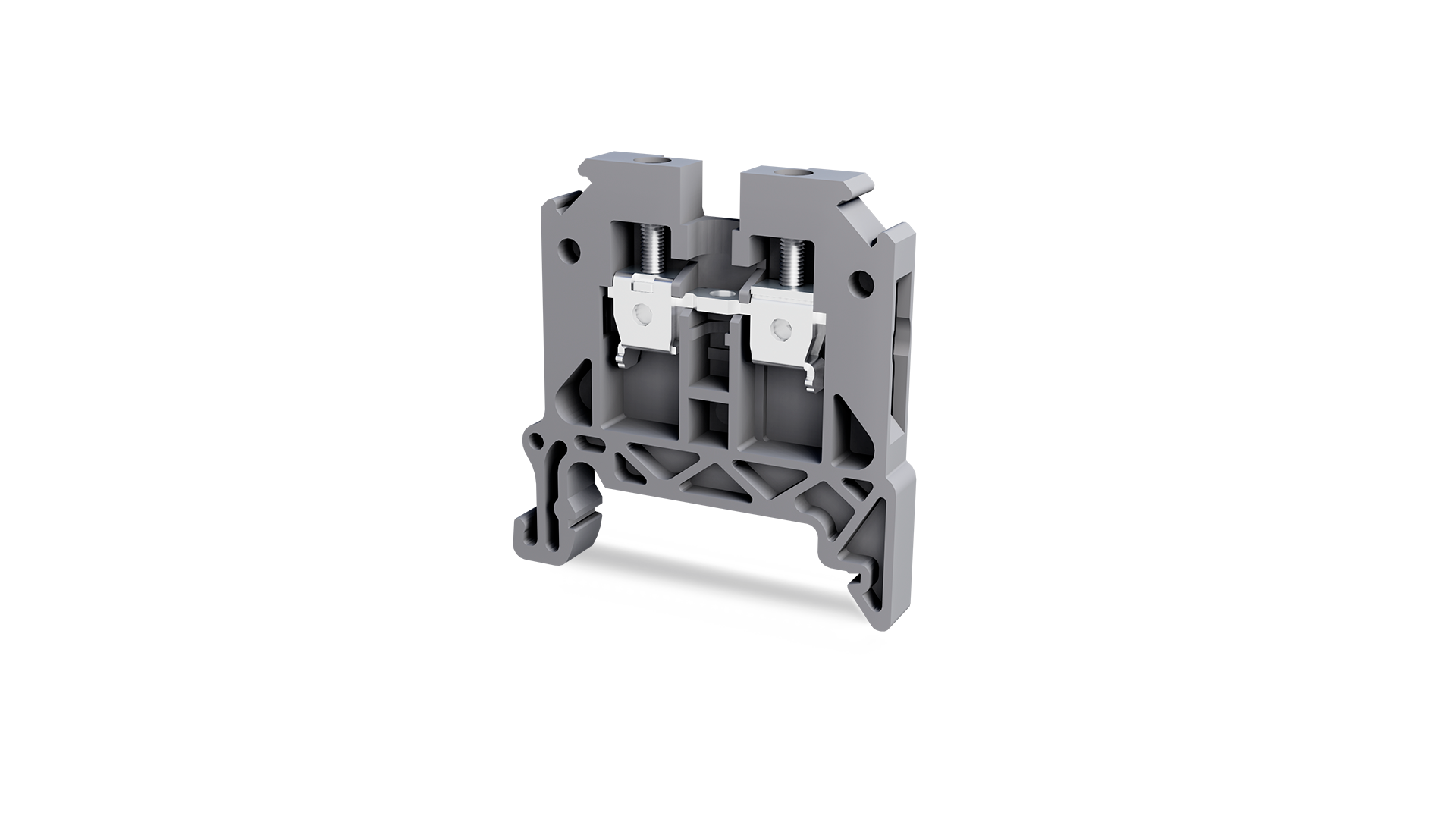 TBL 4 GRİ VİDALI RAY KLEMENS T-BLOC