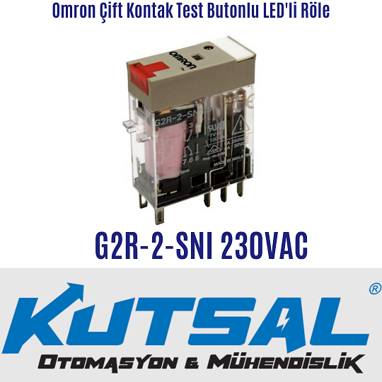 G2R-2-SNI 24VDC 5A 8 PİN RÖLE