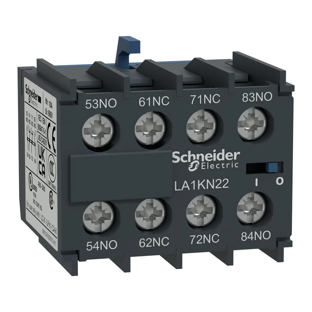 LA1KN22 2NO+2NC ÖNDEN MONTAJ YARDIMCI KONTAK BLOĞU SCHNEIDER ELECTRIC